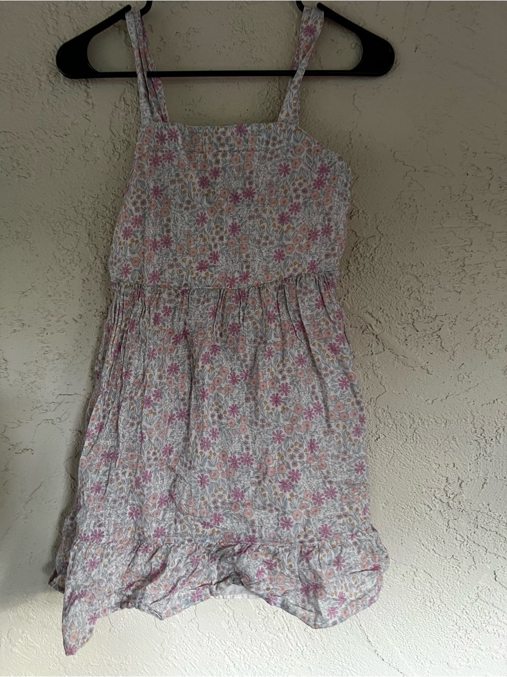 Cat & Jack Pink Floral Sundress with Pastel Accents